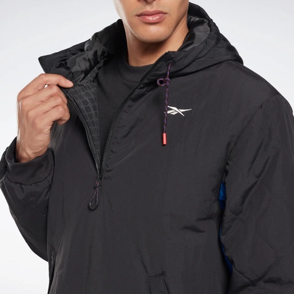 NWT - Reebok Men’s Thermowarm+Graphene Technology Padded Quarter Zip Jacket- XXL - Picture 4 of 12